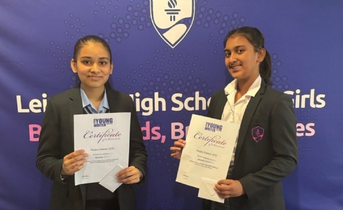Latest News » National Success in Rotary Young Writer Competition